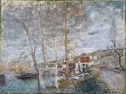Alfred Sisley Inondation a Moret oil painting